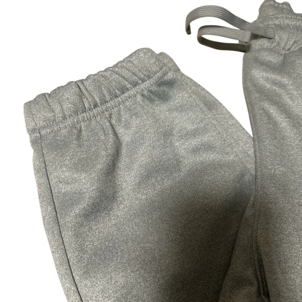 PUMA Youth Joggers Boys Medium 10/12 Heather Grey Athletic Sweatpants NWT